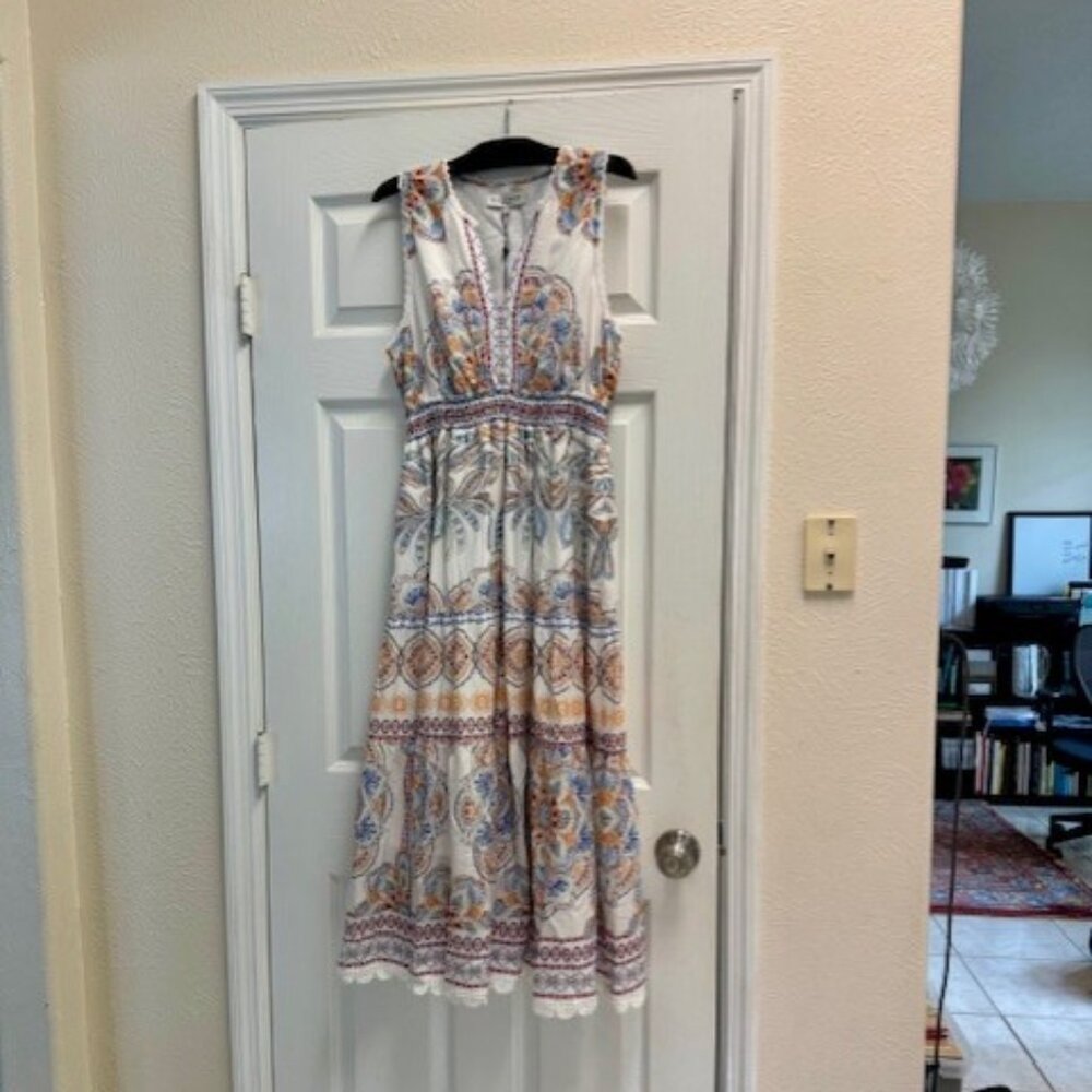 Pinto Ranch Hale Bob Long Western Dress Sleeveless Size Large